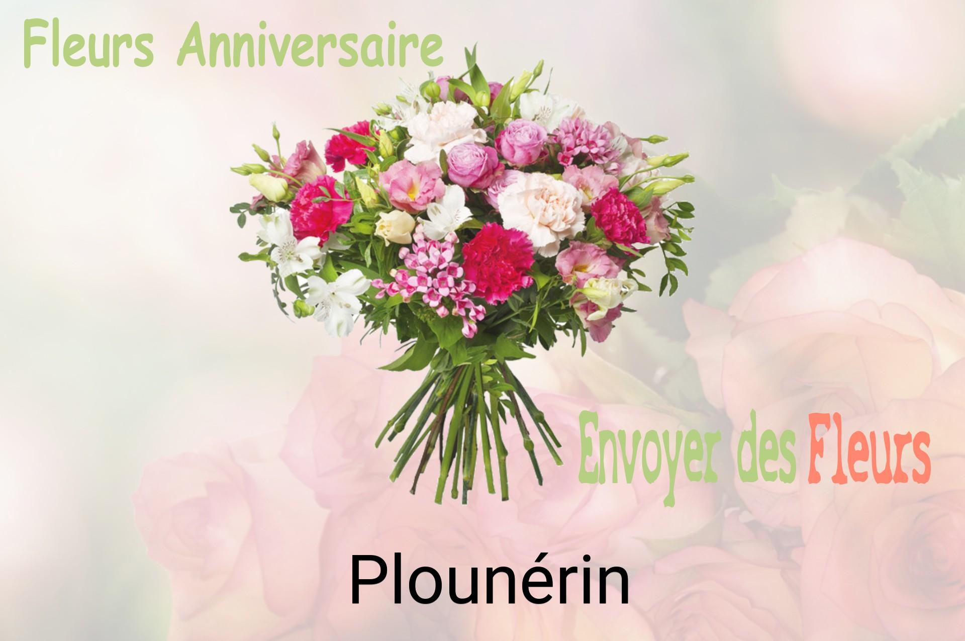 Bouquet de fleurs d’anniversaire livré à Plounérin